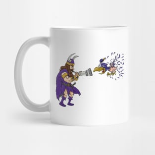 Minnesota Vikings Fans - Kings of the North vs Featherless Fowl Mug